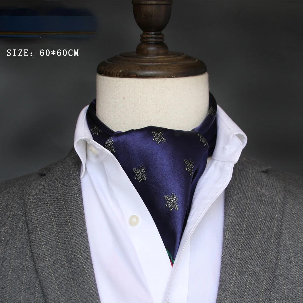 영국 스타일 남성용 실크 스카프, 작은 사각형 타월,  - Silk Scarf Square 리뷰 및 가격