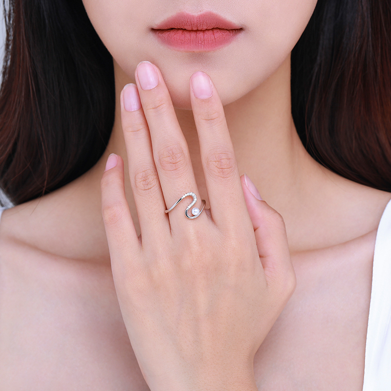 Ailmay-진짜 925 스털링 실버 패션 우아한 진주 - Women Accessories Sale 리뷰 및 가격