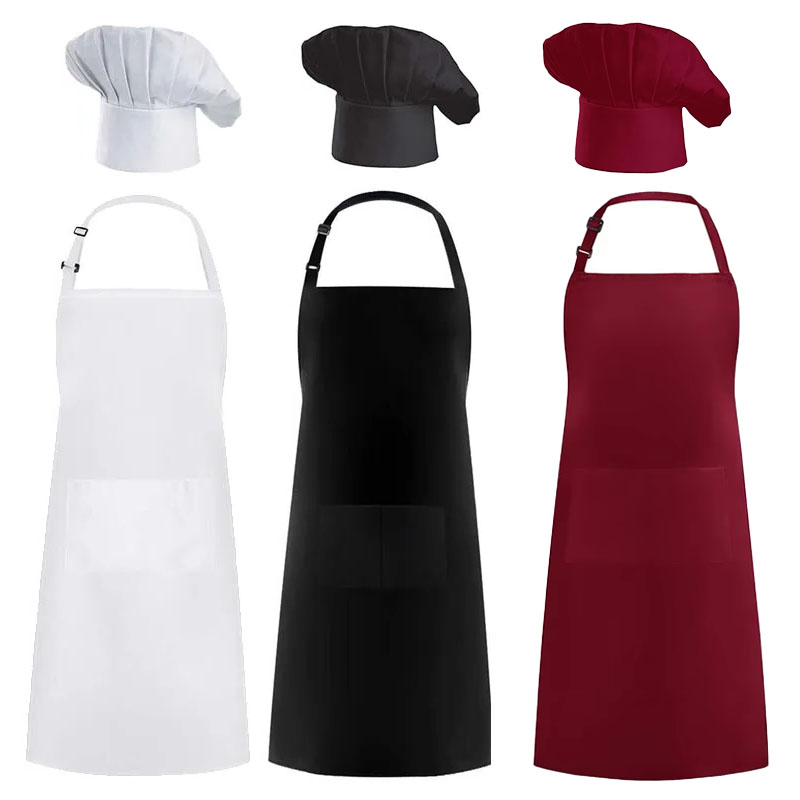 앞치마 요리사 모자 음식 서비스 주방 정장 정육점 모자 - Women Kitchen Accessories 리뷰 및 가격